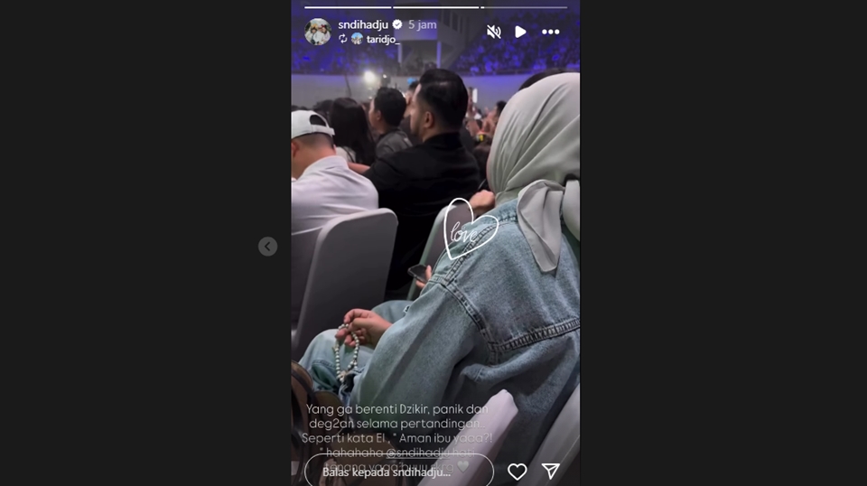 Instagram Story Shendy Hadju ibu Syifa Hadju